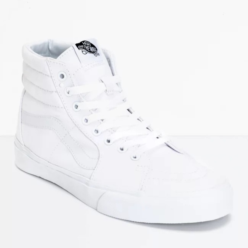 White High Top Vans